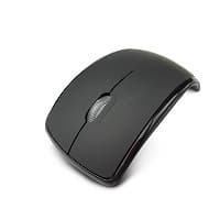 Klip Xtreme - Mouse - 2.4 GHz - Wireless - Gray - Foldable - 1000dpi