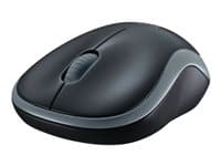 Logitech M185 - Ratón - óptico - 3 botones - inalámbrico - 2.4 GHz - receptor inalámbrico USB - gris vencejo
