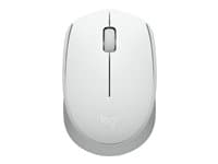 Logitech M170 Wireless Mouse, Ambidextrous, Off-white - Ratón - diestro y zurdo - óptico - 3 botones - inalámbrico