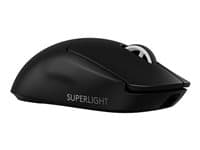 Logitech G PRO X SUPERLIGHT 2 LIGHTSPEED Wireless Gaming Mouse, Black - Ratón - gaming - óptico - 5 botones