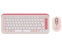 Logitech Pop Icon Combo - Keyboard and mouse set - Spanish (Latin American) - Rose